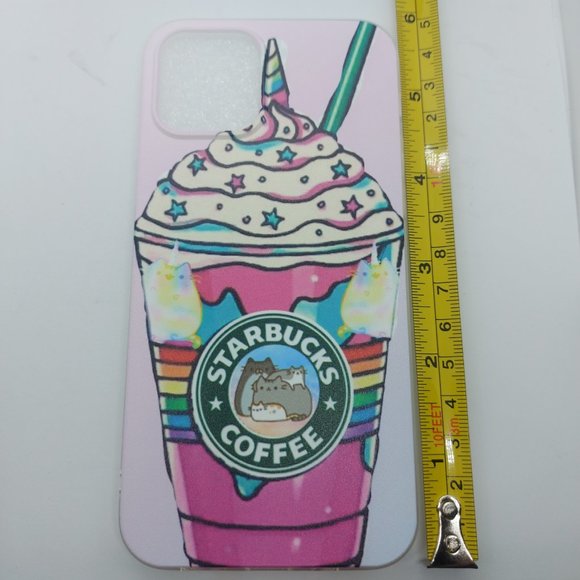 Starbucks Pink and Green Phone Case with Whimsical Design - Picture 6 of 8